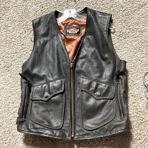 Harley Davidson Mens Leather Vest